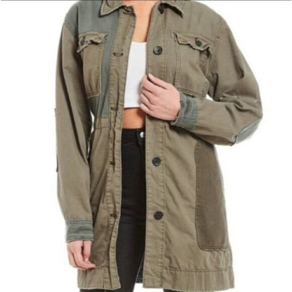 We The Free Apollo Army Patchwork Jacket Size Small - Picture 1 of 14